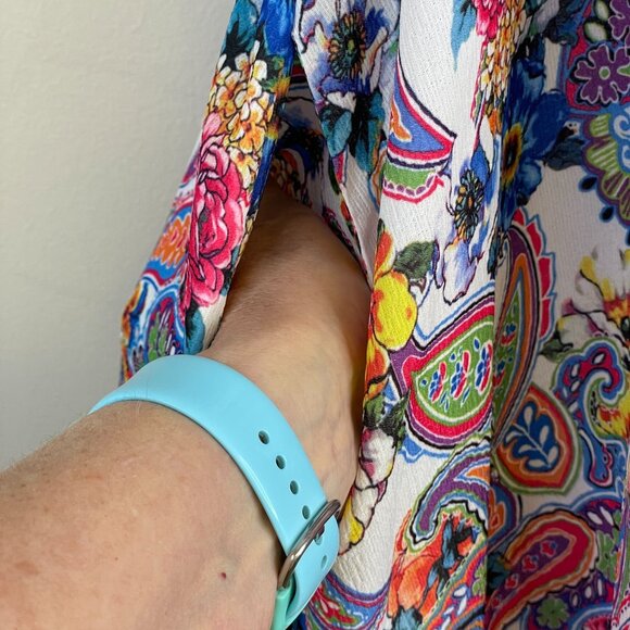 Aratta Silent Journey Womens Festival Maxi Dress Size S Hippie Boho Floral Flowy - Picture 5 of 16